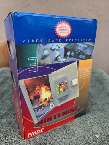 N64 - Video Game Preserver 3 Pak Game Cases Nintendo 64 w/ Box  Super Rare - Picture 3 of 6
