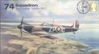RAF signed cover 74 Sqn Spitfire signed WW2 Fighter ace FREEBORN DFC AV600 74c