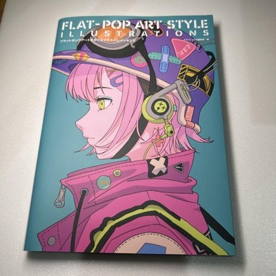 Flat-Pop Art Style Illustrations Art Book Japan