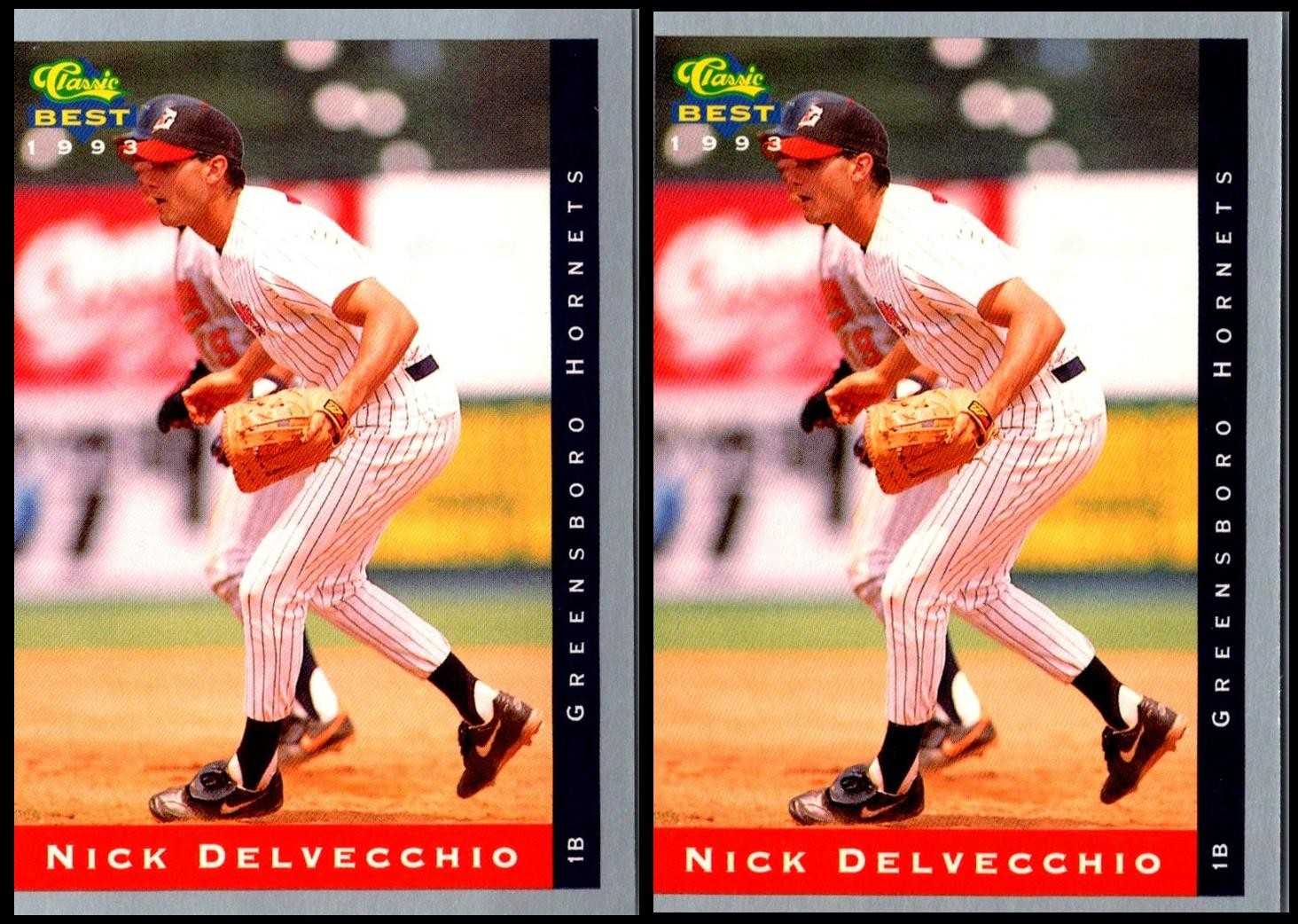 Classic Best Nick Delvecchio (2) Card Lot -