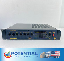 USED BOGEN GS-60 PA AMPLIFIER w/ RACK MOUNTS GOLD SEAL SERIES FREE SHIPPING 🚚