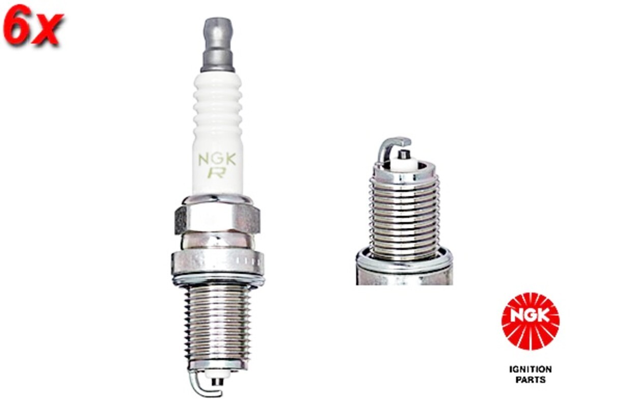 NGK 6x Spark Plug For TOYOTA Supra 86-88 90919-01150