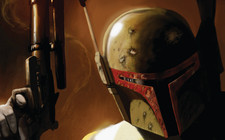 Star Wars boba fett blaster bounty hunter villains Custom Gaming Mat Desk 2560