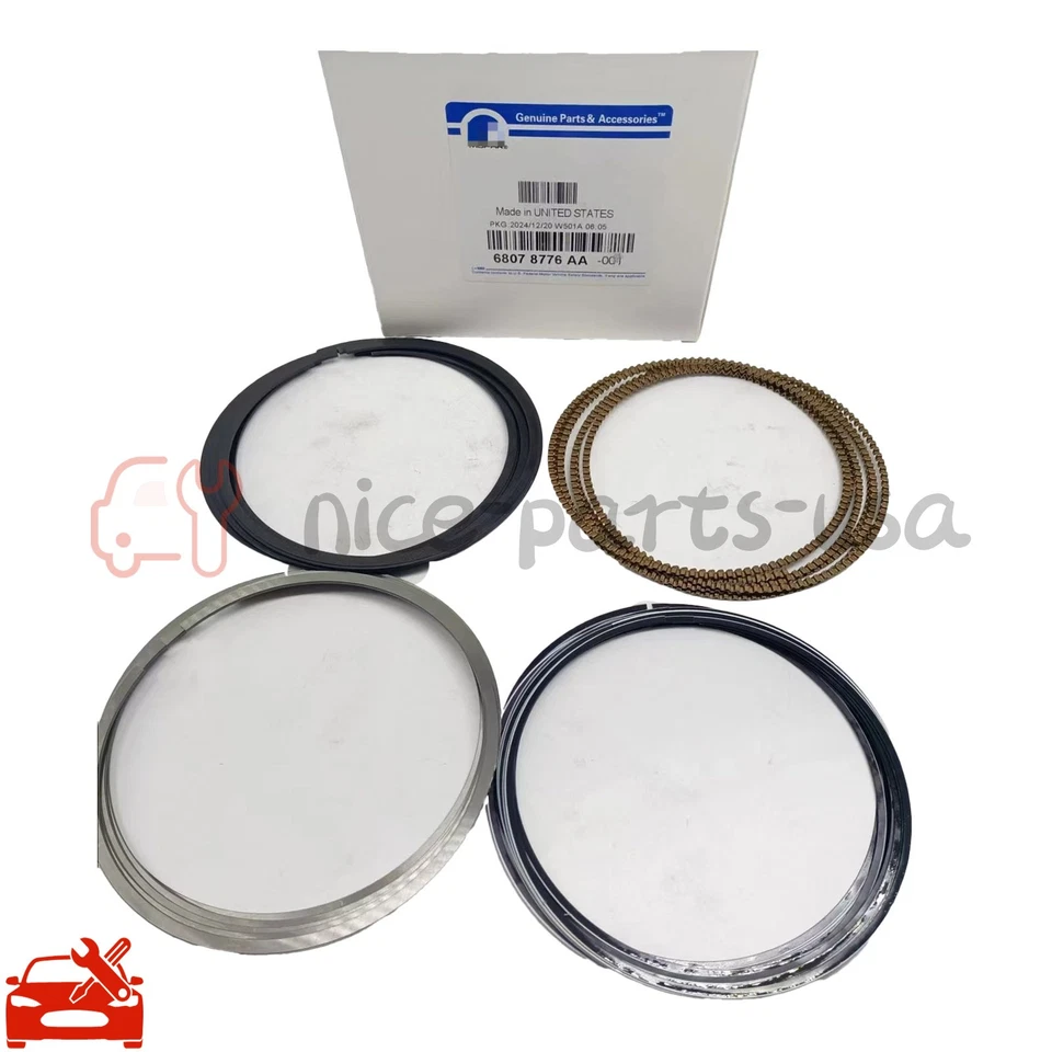OEM 68078776AA Engine Piston Ring Set For 2011-2016 Chrysler Dodge Jeep Ram - Image 2 of 2