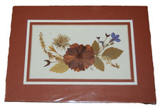 Pressed Flower Collage Matted 5"x7"