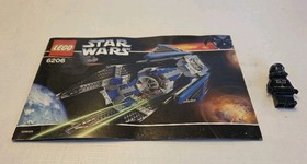 LEGO Star Wars 6206 - TIE Interceptor - Loose Complete w/Instructions + BONUS