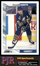 Donald Audette 1992-93 Score #393 Buffalo Sabres