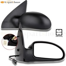 Power Mirror For 2000-2007 Ford Focus Front Passenger Side Heated Textured Black