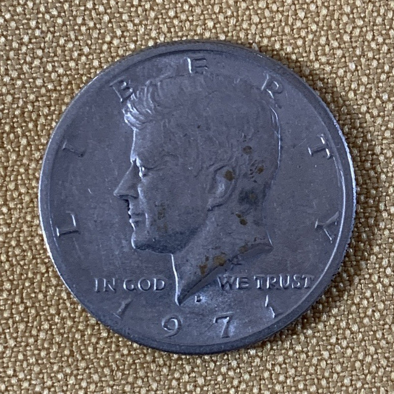 1971 Kennedy Half Dollar 50C US Coin Uncertified Unrated Ungraded