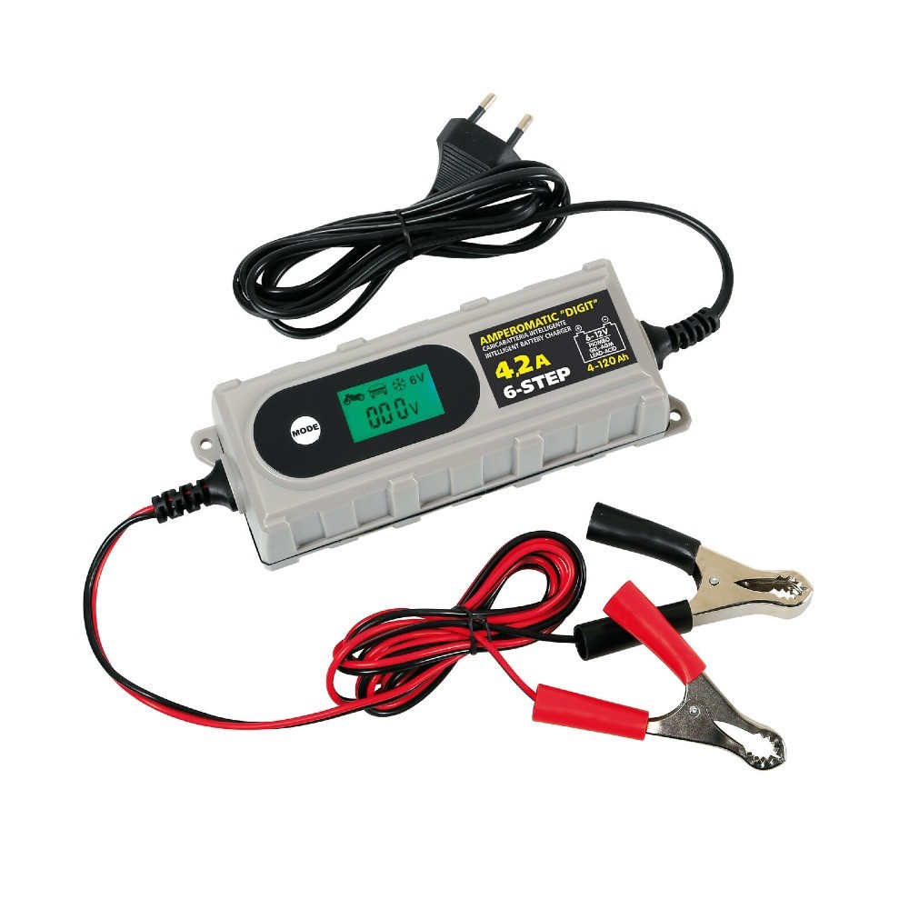 Chargeur de batterie intelligent 4.2A Lampa au boîtier premium noir