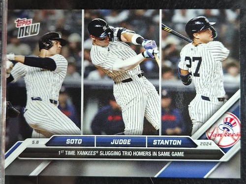2024 Topps Now 170 SOTO / JUDGE / STANTON