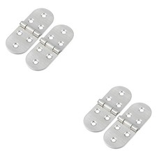 2 Pack Small Hinges for Dining Table Top Folding Heavy Duty Flat