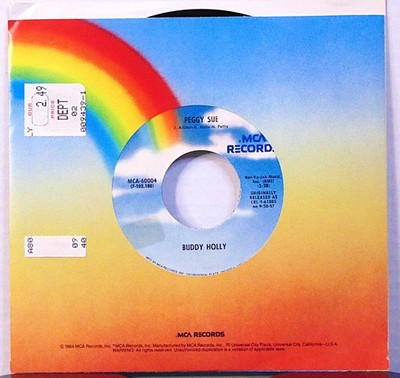 Buddy Holly   Peggy Sue - MCA Records Rock & Roll 7'' Single Record 45 RPM