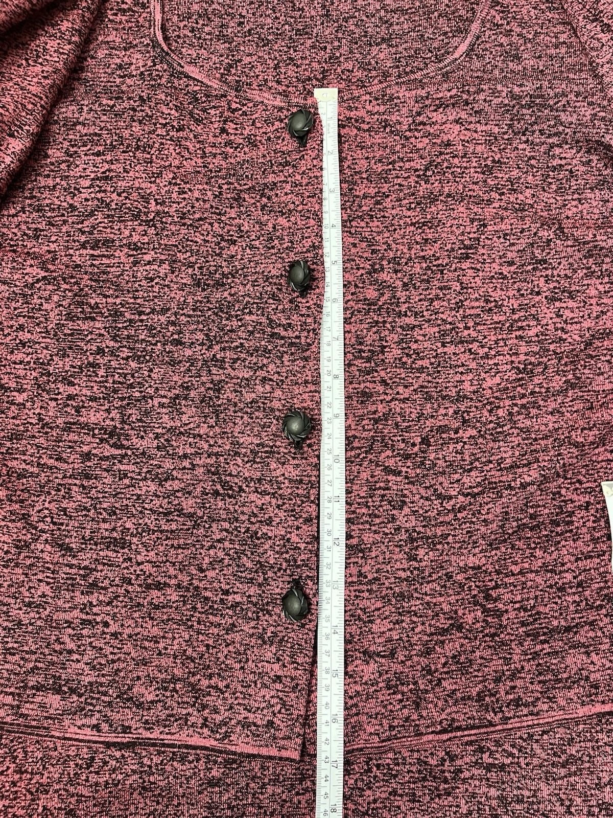 EXCLUSIVELY MISOOK Button-Front Heathered Cardiga… - image 17