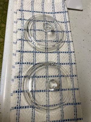 PYREX LID ONLY P-81-C, Clear Glass Round Replacement Lid with a Knob Handle