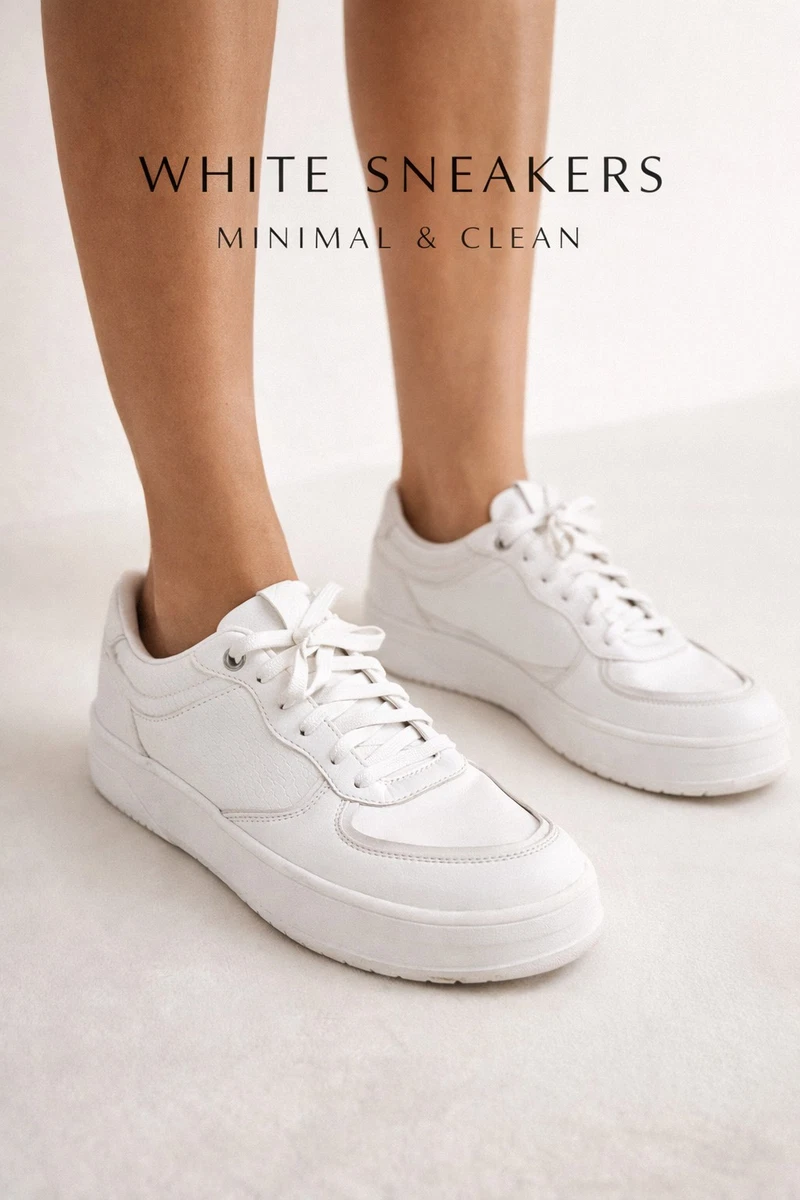 Zara White Athletic Shoes for Women for sale | eBay