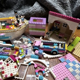 Misc LEGO Friends partial sets & pieces; Dolphin Cruiser,Olivia&rsquo;s House, Balloon