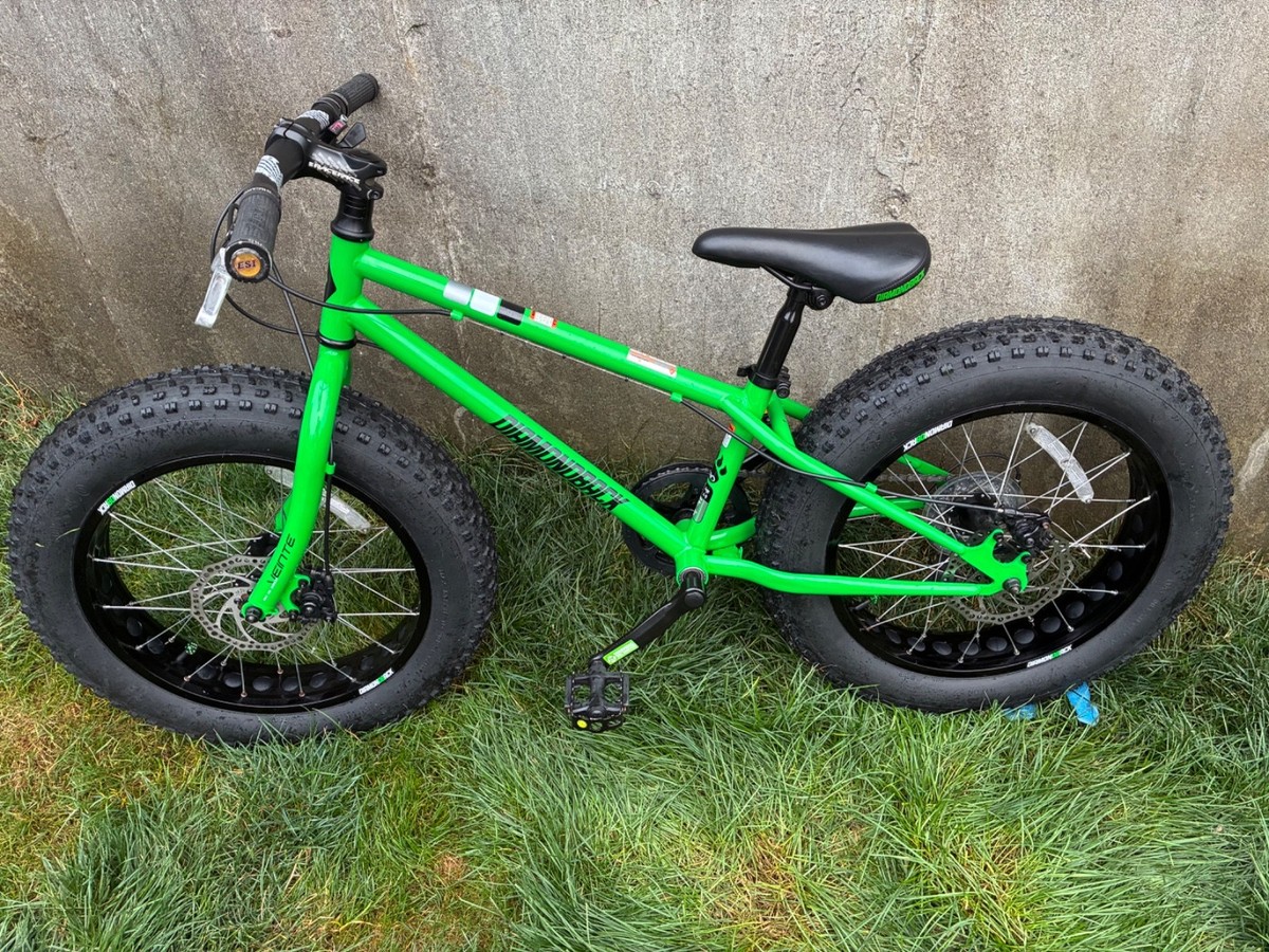 Diamondback El Oso Nino B20 Green 7-Speed Kids Fat Bike 20x4