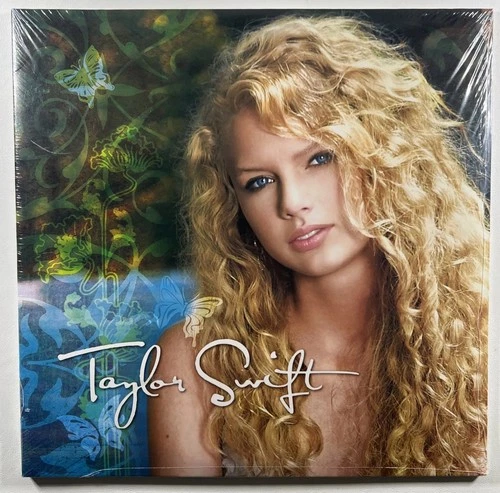 SEALED Taylor Swift Debut 2 LP Black Vinyl Self-Titled Album [SHIPS FAST]