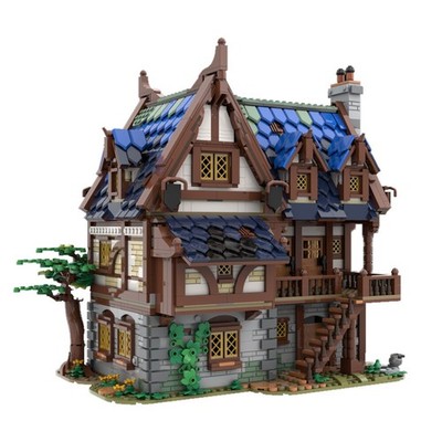 Medieval Tavern & Hotel Modular Building 2989pcs Building Bricks Gift Toy Set