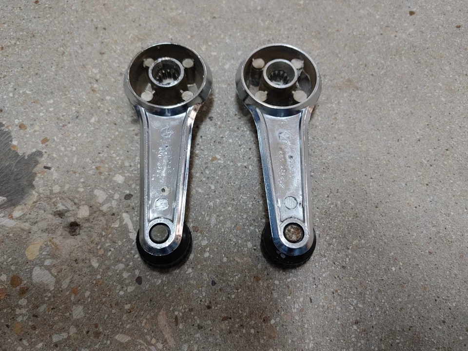 Juego de manivela de ventana interior para camioneta Dodge Sweptline 1968-1971 D100-D500 W100-W500 Foto 3 de 3