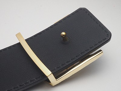 Fujiya LOUIS VUITTON Centur LV Initial M6897 Taiga Noir Belt Fujiya LOUIS VUITTON Centur LV Initial M6897 Taiga Noir Belt