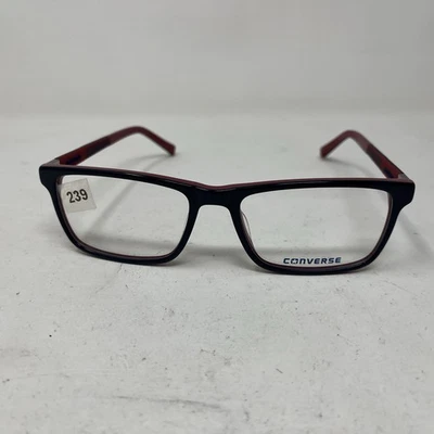 CONVERSE EYEWEAR Q312 NAVY BLUE RED 55-17-145 EYEGLASSES IZ17 - image 1 of 4