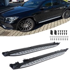 Trittbretter Seitenbrett Set Aluminium passend für Mercedes GLC Klasse X253 C253 Trittbretter Seitenbrett Set Aluminium passend für Mercedes GLC Klasse X253 C253