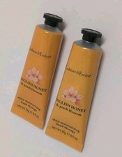 2 ENGLISH HONEY PEACH BLOSSOM Crabtree Evelyn Purse Sz Hand 0.9 oz