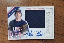 2015 Panini Stars and Stripes Jerseys Signatures 11/99 Andrew Moore #7 Auto 