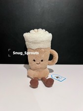 AUTHENTIC‼️ NWT Jellycat Amuseables Latte - FAST SHIPPING!