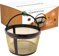 4 Cup Reusable Coffee Filter Basket for Mr Coffee Maker   Closed Bottom 1-Pack