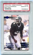2000 Collector's Edge Graded Brilliant #108 Plaxico Burress (RC) PSA 10  ltd/500