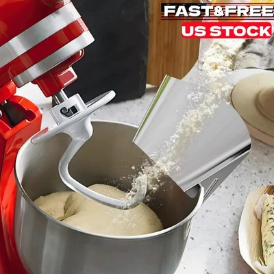 Pc10 Pouring Chute Compatible For Kitchenaid Stand Mixer With Stainless Steels