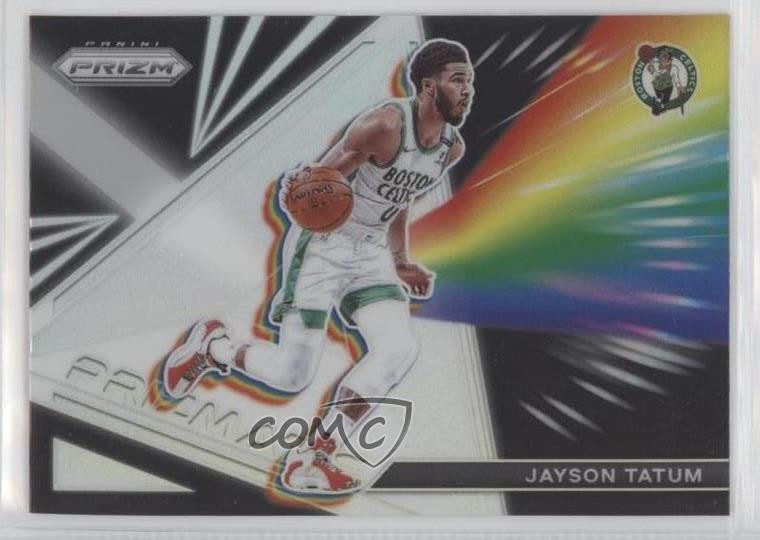 2021-22 Panini Prizm Prizmatic Silver Prizm Jayson Tatum #4 5ub