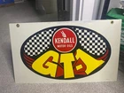 Vintage Kendall Motor Oils GT-1 Metal sign 24x14 USA Printed Double Sided