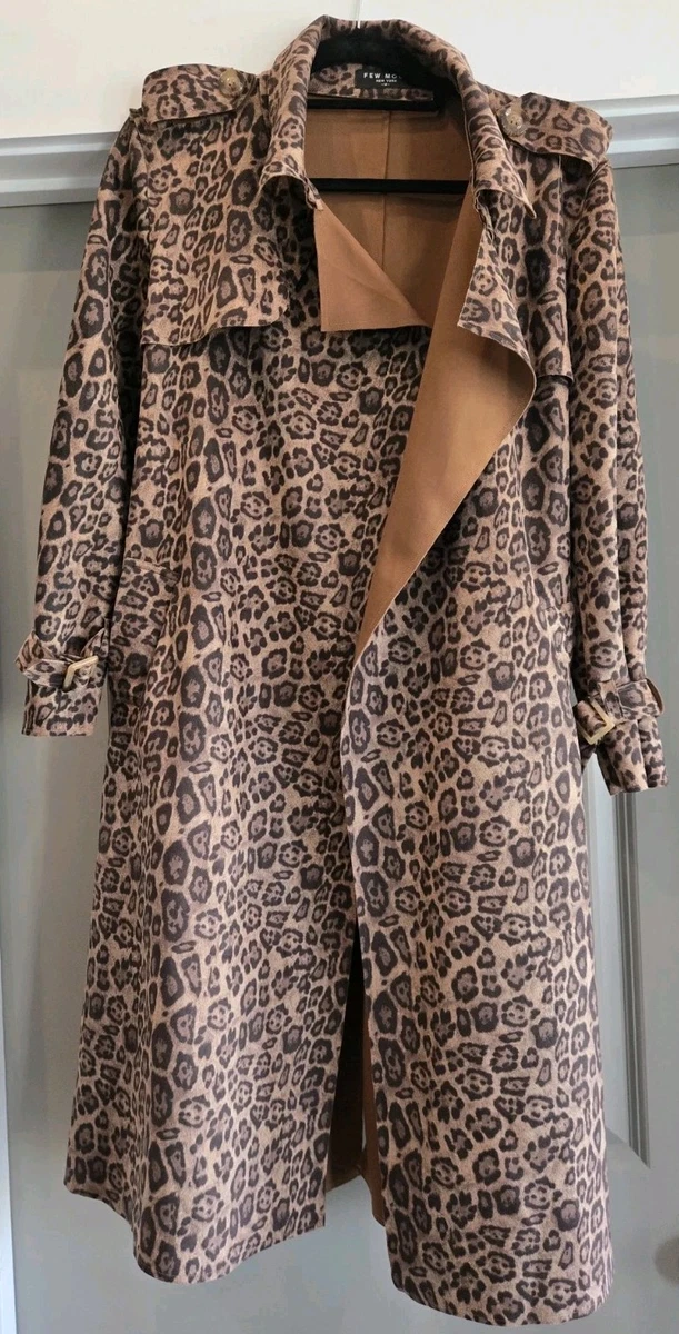 ジャケット・アウター Supreme Leopard Lind Trenchcoat XL BEIGE