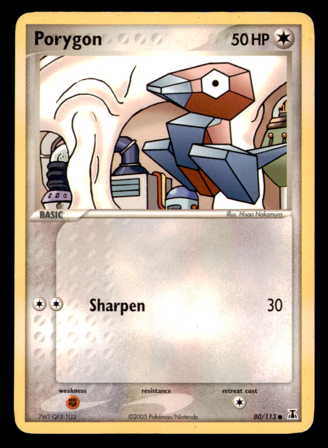 Porygon 80/113 Common Delta Species Pokemon Heavily Played
