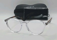 Vogue Eyeglasses Frames VO 5372 W745 51-18-140 Clear No Lenses  Case  Cloth