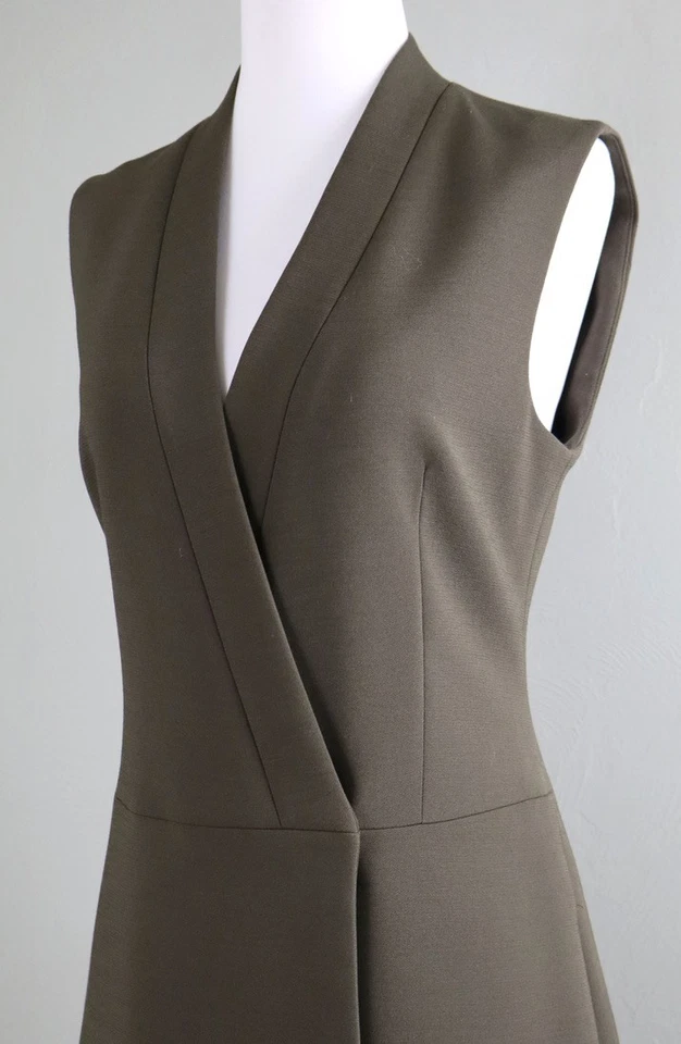 BCBG MAX AZRIA $398 Elisabeth Wrap Trench Vest Jacket Dress Size XXS / 2XS - Image 4 of 4