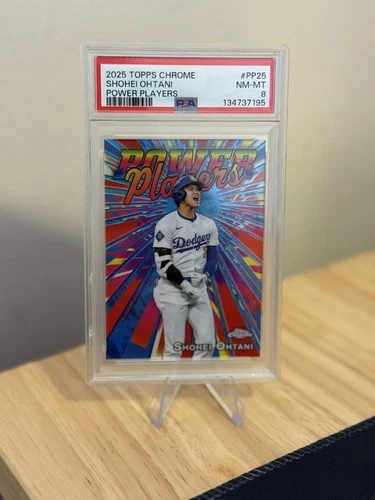 2025 Topps Chrome Shohei Ohtani Power Players #PP-25 PSA 8 NM-MT