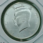 1998 S Silver Matte Kennedy Half Dollar