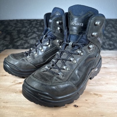 Lowa Renegade GTX  Mid Wide Vortex Hiking Boots Size 9 / Eur 42 Gray Leather