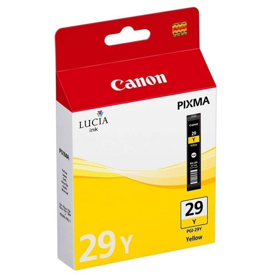 Canon Cartouche d'encre jaune PGI-29Y pour tirages photo d'art