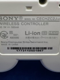 Sony PS3 DualShock 3 Wireless Controller &ndash; White OEM Original Tested