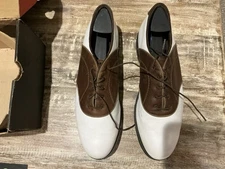 Nike AIR ZOOM Tradition SWP SDL  II  White/brown Golf shoes US Men’s size 11.5