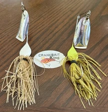 2 Vintage Bass Pro Shops Tornado Spinnerbaits by Shoestring BPS Spinnerbait Lure