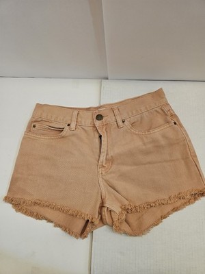 Billabong Jean Short Shorts Adult 25 Drift Away Frayed Denim Bohemian Women's