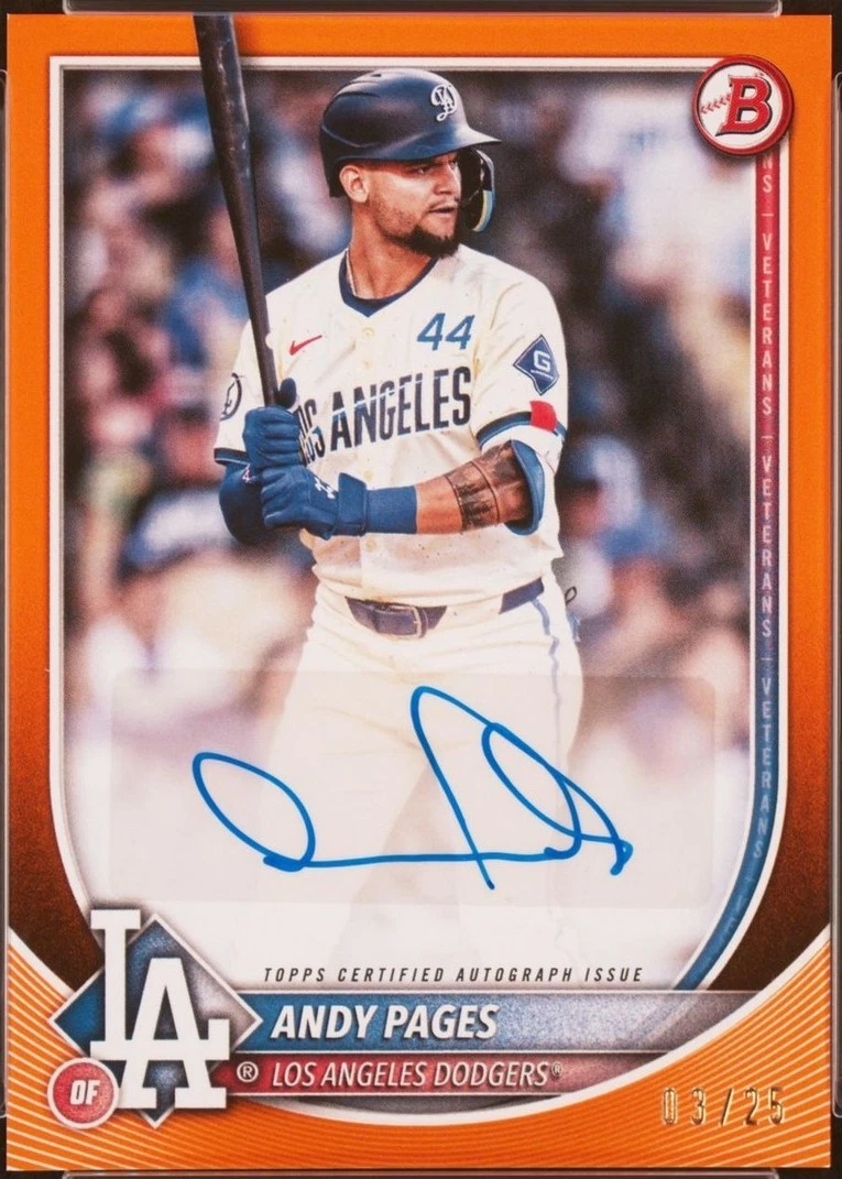2025 Bowman - Andy Pages #PRV-AP for sale | eBay