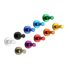 10 Pcs Colorful Wall Mounted Coat Hooks Solid Aluminium Towel Holder for Bedroom